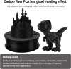 Kingroon Carbon Fiber PLA Siyah Filament - 1.75mm - 1Kg - Thumbnail (2)