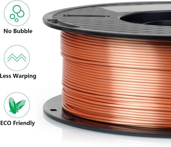 Kingroon PLA Silk Bakır Filament1.75 1 KG - 1