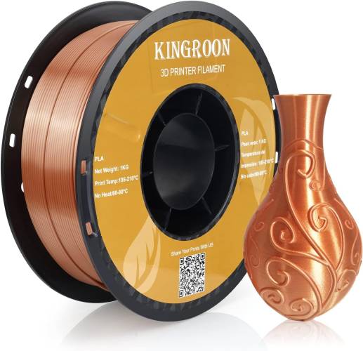 Kingroon PLA Silk Bakır Filament1.75 1 KG - 0