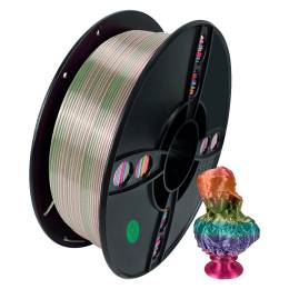 Kingroon PLA Silk Candy/ Şeker Gökkuşağı - Rainbow Yüksek Kalite Filament 