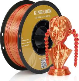 Kingroon PLA Silk Çift Renk Altın Kırmızı 1.75 1 KG 