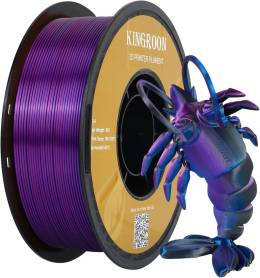 Kingroon PLA Silk Üç Renk Siyah, Mor, Mavi Filament