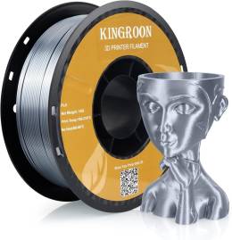 Kingroon PLA Silk Gümüş Filament 1 KG