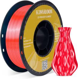 Kingroon PLA Silk Kırmızı Filament 1 KG