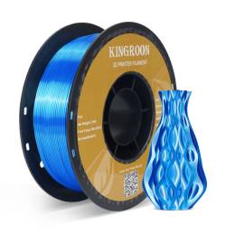 Kingroon Pla Silk Mavi Filament - 1.75mm - 1kg