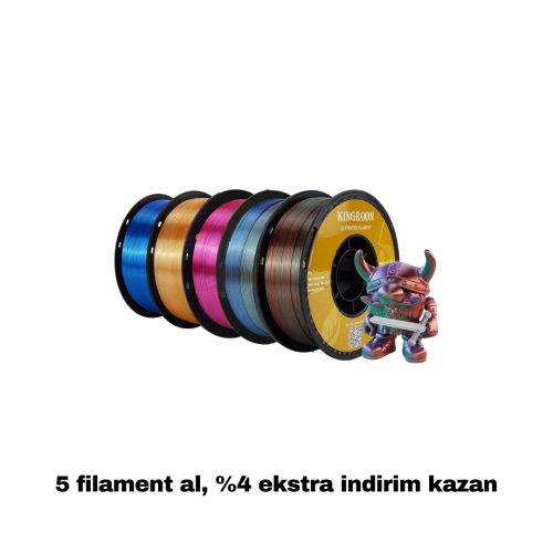 Çif Renk/Üçlü Renk/Rainbow Filament - Combo 3/5/10 Adet - 2