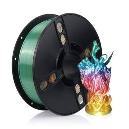 Kingroon PLA Silk Makron Gökkuşağı - Rainbow Yüksek Kalite Filament 