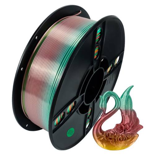 Kingroon PLA Silk Makron Gökkuşağı - Rainbow Yüksek Kalite Filament - 1