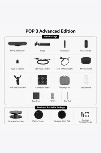 Revopoint 3D Scanner POP 3 Advance Edition - 1